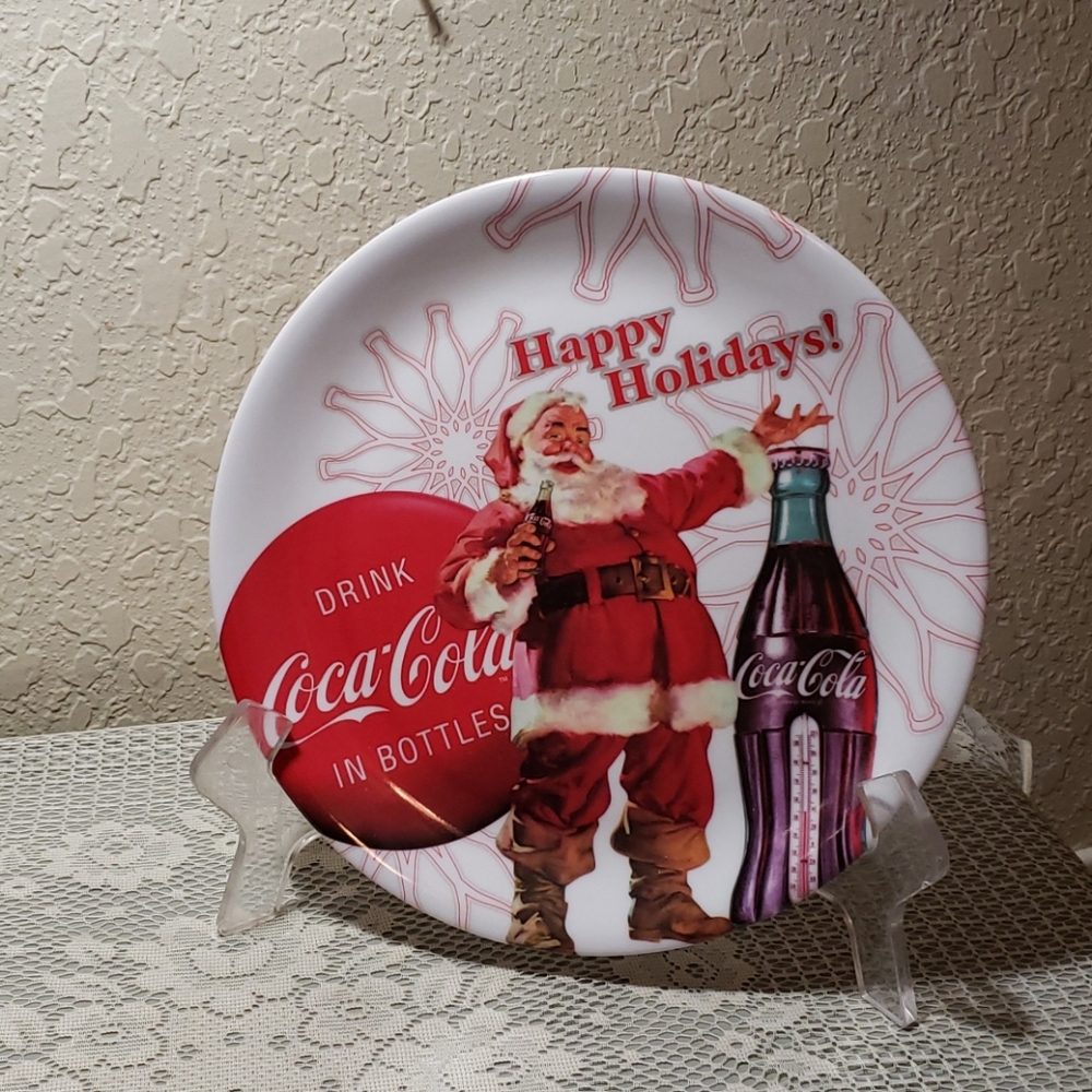 Gibson Coca-Cola Santa plates